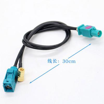 China FAKRA Connector Car Radio Cable Antenna Transfer 16cm For DAB FM for sale