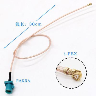 China 3GHz RF Custom Coaxial Cable Assemblies FAKRA To IPEX Connector for sale