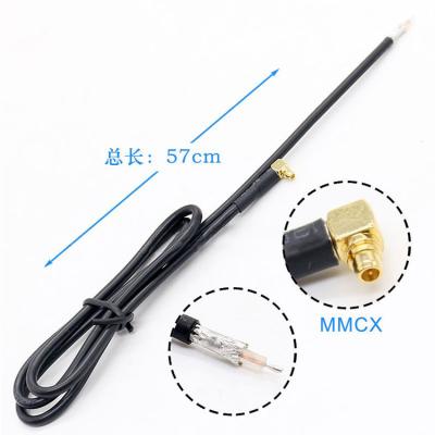 China Flexible Custom RF Cable Assemblies RG174 MMCX Female Connector for sale