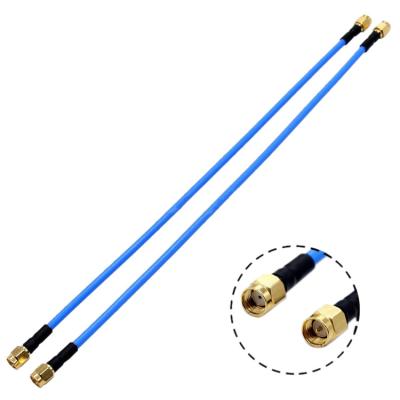 China Antenna Adapter RF Cable Assemblies Semi Flexible 16cm SMA Male Connector ODM for sale