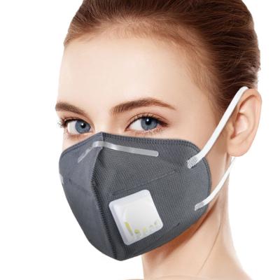 China Anti Virus FFP2 Respirator Mask One Way Valves No Contra - Flow For Construction for sale