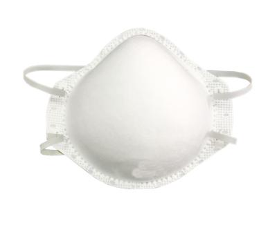 China Smooth Breathing FFP2 Cup Mask With Latex Free Elastic Strap / Soft Nose Liner for sale