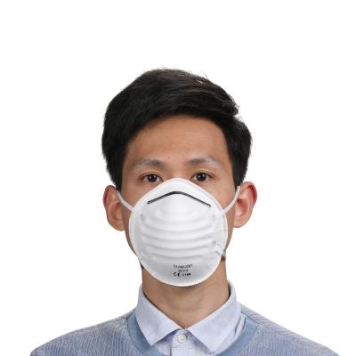 China Breathe Freely Cupped Face Mask Neck Hanging Type For Mining / Textile for sale