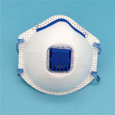 China Máscara amigável do copo Ffp2 de Eco que reduz a acumulação da umidade com válvula da exalação à venda