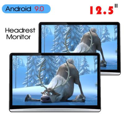 China 1920*1080 Car Headrest Monitor Hdmi Android 9.0 2 16g 12.5 Inch ABS Shell for sale