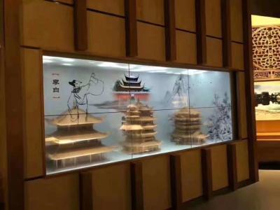 China Transparante Naadloze Lcd Videomuur met Controlemechanisme 55 Duim - hoge Helderheid Te koop