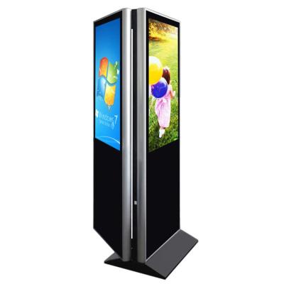 China 55 Inch Floor Standing Touch Screen Kiosk , Indoor Ultra Thin Touch Screen for sale