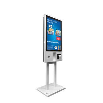 China 4096×4096 Resolution Bill Pay Kiosk With 32 Inch Touch Screen Reducing Lining Time for sale