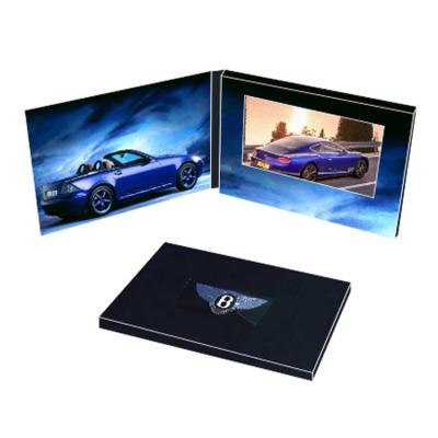 China 7 Inch Lcd Screen Digital Video Brochure For Advertising 128M-8GB Optional Memory for sale
