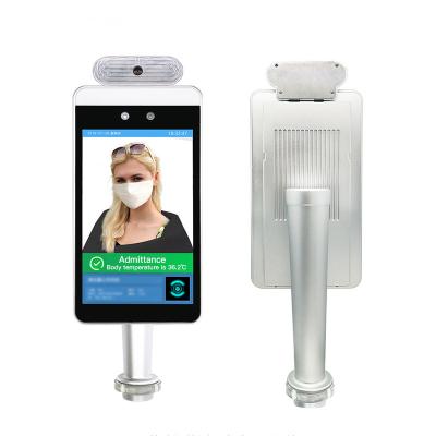 China Facial Recognition Camera Time Attendance Machine Access Control Temperature Detector for sale