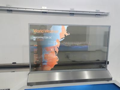 Κίνα 55» μόνη οθόνη αφής γυαλιού PCAP OLED επίδειξης εκπομπής χωρητική διαφανής προς πώληση