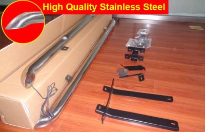 China Nissan Qashqai 2014 2015 Stainless Steel Side Automatic Step Bars With LED Light for sale