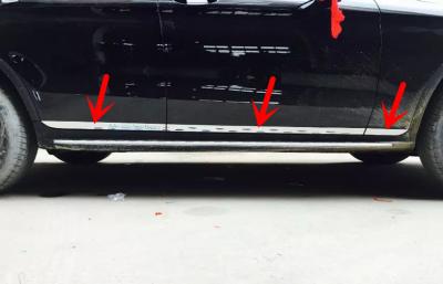 China Molde cromado da porta 2016 lateral do GLC 2015 do Benz de Mercedes e molde da porta traseira à venda