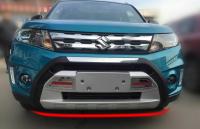 China Suzuki New Vitara 2015 2016 Car Bumper Guard Front And Rear Black & Silver for sale