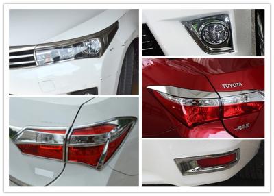 China La luz trasera cromada de las cubiertas de la linterna del coche de COROLLA 2014 adorna y empaña el bisel de la lámpara en venta