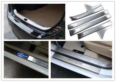 China TOYOTA Corolla 2014 2016 Stainless Steel Door Sill And Scuff Plate for sale