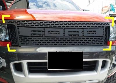China Ford Ranger T6 2012 2013 2014 Spare Parts Modified Front Grilles With LED Light for sale