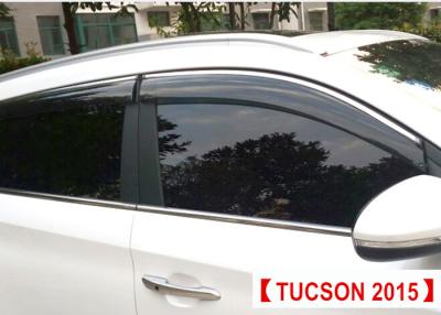 China Hyundai Tucson Auto Spare Parts Injection Molding Window Visors With Trim Stripe for sale