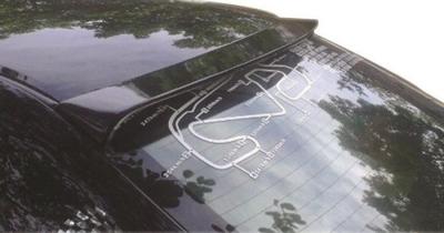 China Rear Roof Spoiler  for Toyota Corolla 2006 - 2011 Plastic ABS  Blow Molding Process for sale