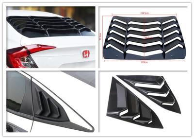 China Sport Style Rear And Side Car Window Shutters For Honda Civic 2016 2018 for sale