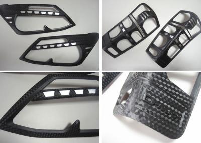 China 3D Carbon Fiber Head Lamp and Tail Lamp Bezels For ISUZU D-MAX 2012 2014 for sale