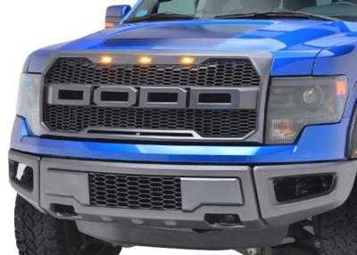 China Auto Accessories Upgrade Front Grille with light for 2009 2012 Ford Raptor F150 for sale