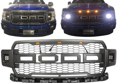 China Ford 2018 New F150 Car Front Grille With Daytime Running Light Black Color for sale