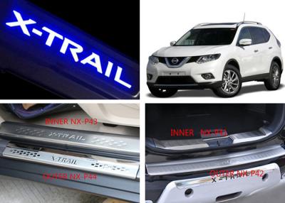 China NISSAN X-TRAIL 2014 2017 Tail Gate and Side Door Sill Steel Scuff Plates for sale