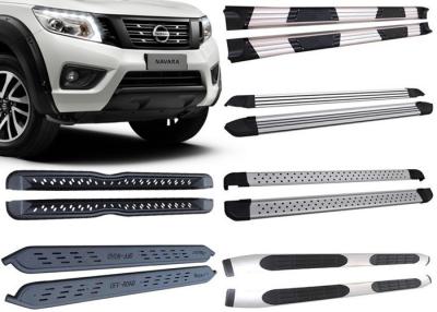 China Black And Silver Vehicle Running Boards For 2015 2018 Nissan Navara Pick Up for sale