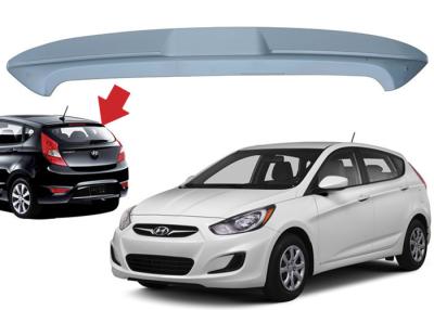 China Hyundai Accent Hatchback 2010 2015 Car Roof Spoiler ABS Material 136*18*32cm Size for sale