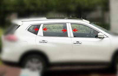 China Tira de ajuste pulida de la ventanilla del coche del acero inoxidable para NISSAN X-TRAIL 2014 en venta