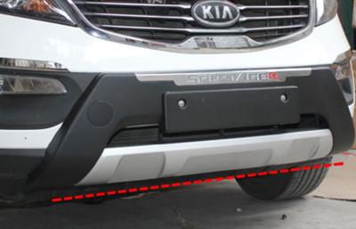 China Plastic ABS Car Bumper Guard Front And Rear for KIA SPORTAGE 2010 - 2013 for sale