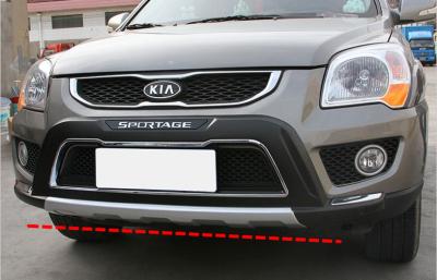China Custom Bumper Protector For KIA Sportage 2007 Front Bumper Guard with Chrome Trim for sale