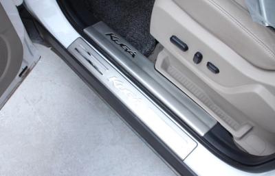 China Pedal de aço inoxidável das placas do peitoril da porta do escape-Kuga 2013 de Ford, o interno & o exterior da porta lateral à venda