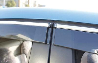 中国 Chery Tiggo のトリムの縞が付いている 2012 年の車の窓のバイザーのための風のディフレクター 販売のため