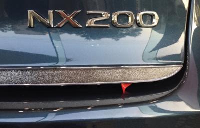 China LEXUS NX 2015 Auto Body Trim Parts , ABS Chrome Back Door Lower Garnish for sale