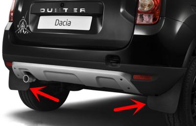 China DACIA Duster 2010 2011 2012 2013 2014 2015 Car Mud Guards , OEM Type Splasher for sale