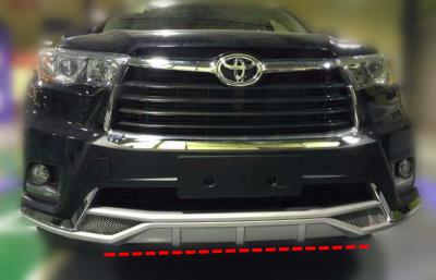 China TOYOTA HIGHLANDER 2014 2015 KLUGER Front Bumper Guard and rear Bumper Guard for sale
