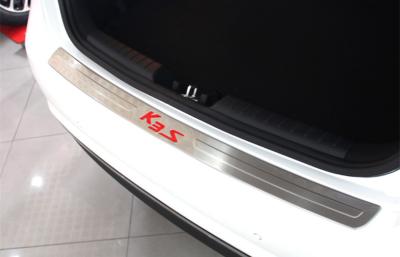China Red LOGO Outer Back Illuminated Door Sill Plates For KIA K3S 2013 2014 for sale