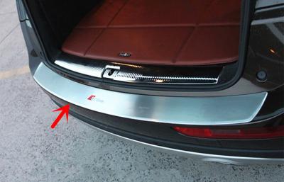 China Placas del travesaño de la puerta de la decoración del acero inoxidable para la S-línea travesaño externo de Audi Q5 de la puerta de atrás en venta