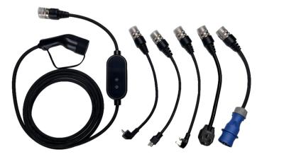 China Portable Ev Charger  Adapter UK/Schuko/Nema/AU/CEE plug à venda