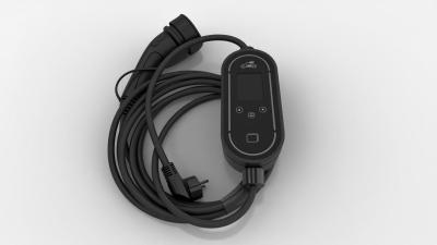 China 11KW Type2 EV Portable Charger with 2.4 inch Screen  EV Portable Charger with APP Control for sale