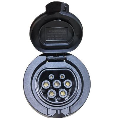 China UL94 V-0 32A EV Charging Accessories Type 2 Charging Socket for sale