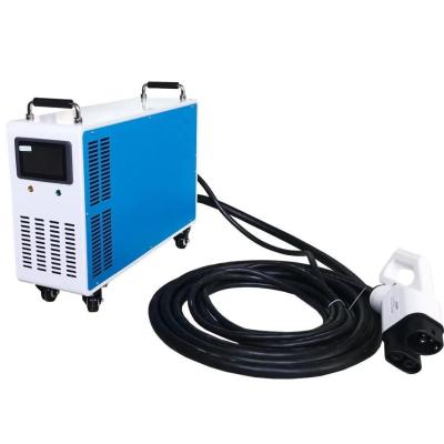 China DC Fast Quick 15KW 38A Portable EV Charger IP43 Protection grade TPU Material for sale