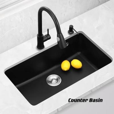 China Single Bowl SS201 SS304 Undermount Kitchen Sink 3D Model Design for sale