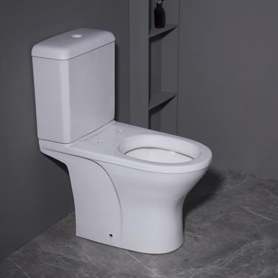 China Square Shape Dual Flush Floor Mounted Toilet Two Piece Sanitary Ware for sale