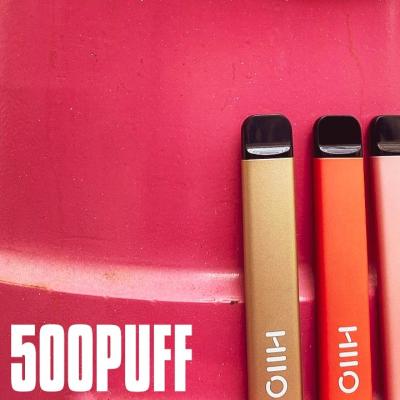 China 400mAH Portable Disposable Fruit Flavor E Cigarette Pen 500 Puffs 14 Colors for sale