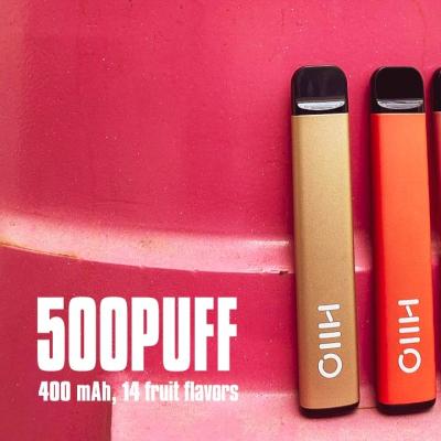China 14 Colors Disposable Fruit Flavor Vape Stick 500 Puffs 2.0 Ml E Juice for sale