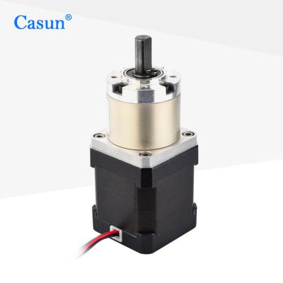 China Nema 17 Gear Reducer Stepper Motor, 42x42x48mm 1.8 Degree 2 Phase, 440 mN.m Holding Torque for sale