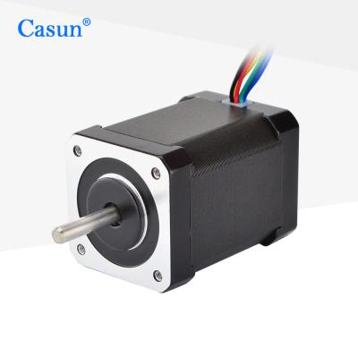 China 【17HS24-0644S】NEMA 17 FOUR-PHASE 1.8° 42 STEPPER MOTOR 60MM BODY 0.64A TEXTILE MACHINE for sale